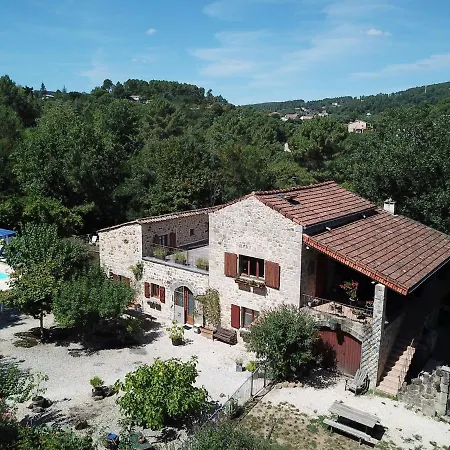 Mas Le Corbery Appartement Largentière Buitenkant foto